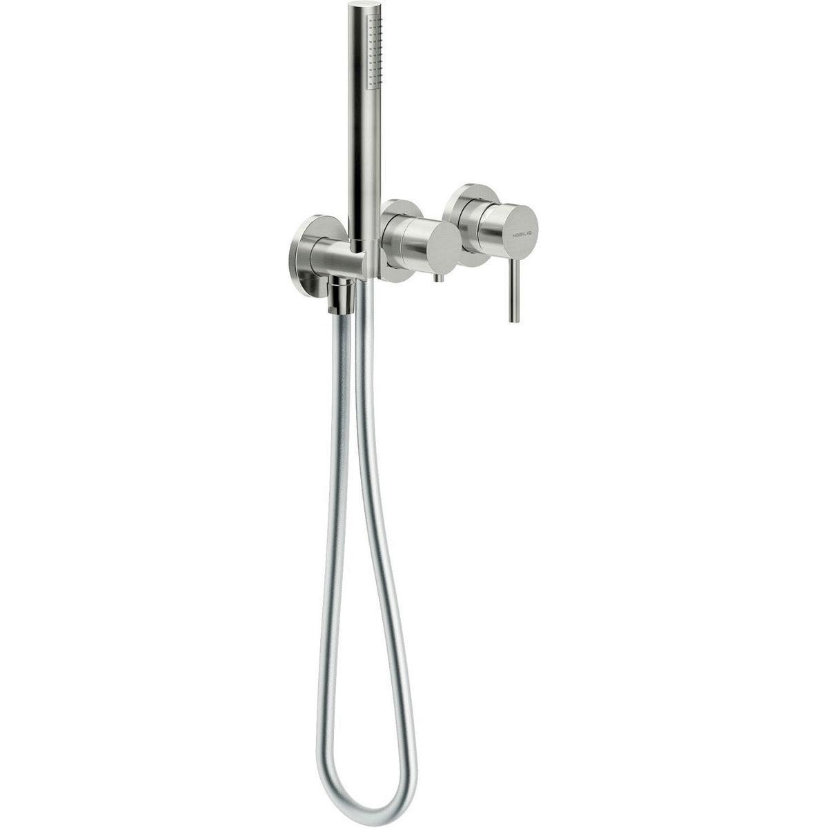 Afwerkset 3GATS mengkraan bad/douche muur live/velis nobili inox