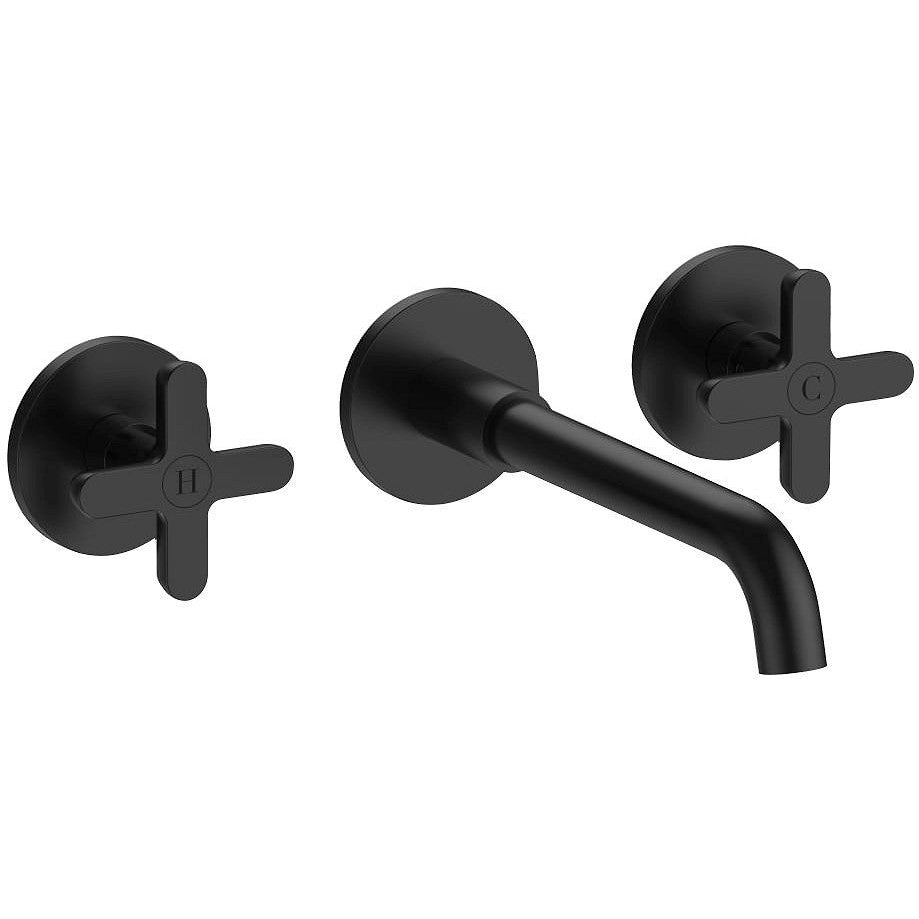 AFWERKSET 3GATS MENGKRAAN LAVABO ICONA CLASSIC FANTINI 200MM MAT ZWART