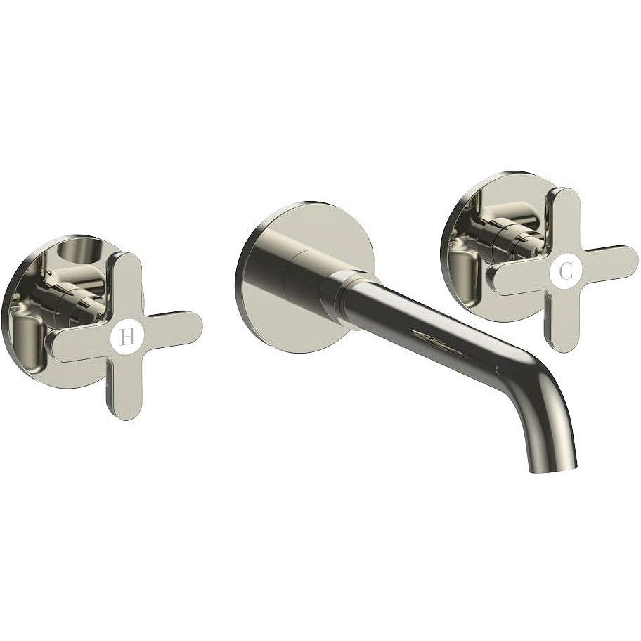 Afwerkset 3GATS mengkraan lavabo icona classic fantini 200MM polished nickel pvd