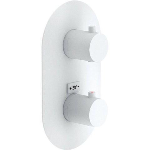 Afwerkset thermostaat+ Omstel live/velis nobili mat wit