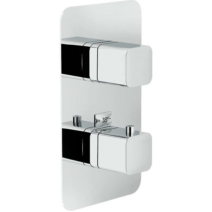 Afwerkset thermostaat+omstel loop nobili chroom