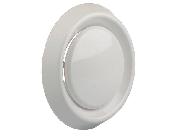 Renson afzuigventiel 125mm PVC wit
