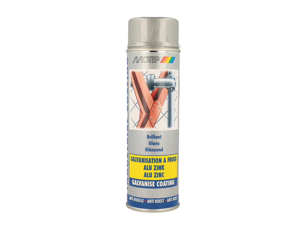 Motip aluminium-zinkspray glans 500ml