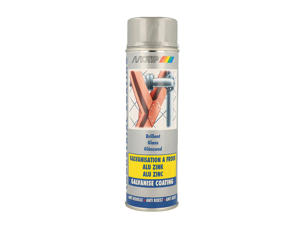 Motip aluminium-zinkspray glans 500ml