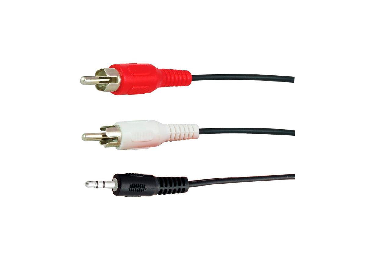 Profile audio kabel mini jack>2RCA M 1,5m — SKU COLOS-936000, EAN 5412748732863
