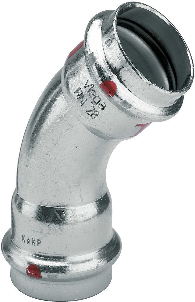 Elleboog 45°FF 28MM prestabo Viega