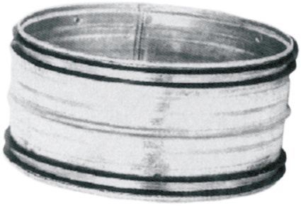 SPIRAL-D GALVA MANCHON+JOINT POUR VENTILATION 250MM