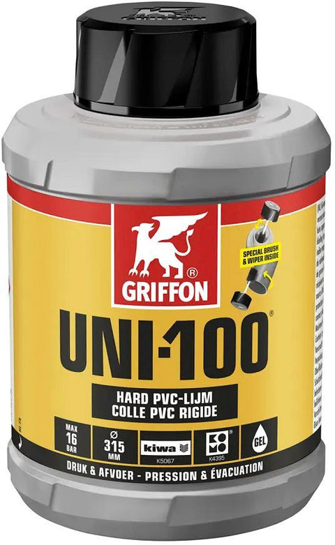 PVC vullijm Griffon 0,5L PVC UNI100, verwerkingsartikelen — SKU DESCO-33955