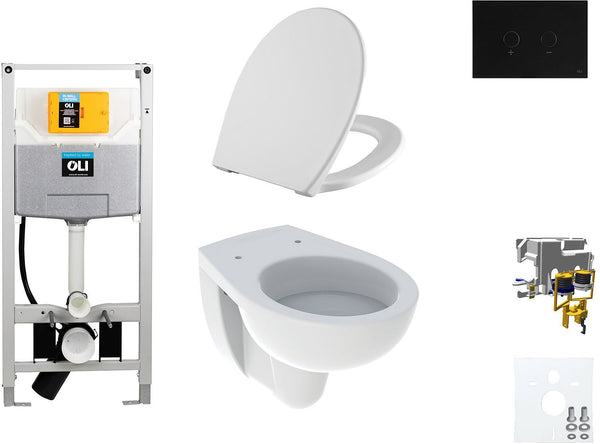 WALLFIX OLI HANGWC BASTIA D600 SOFTCLOSE + LIFT-OFF  BLINK ZWART