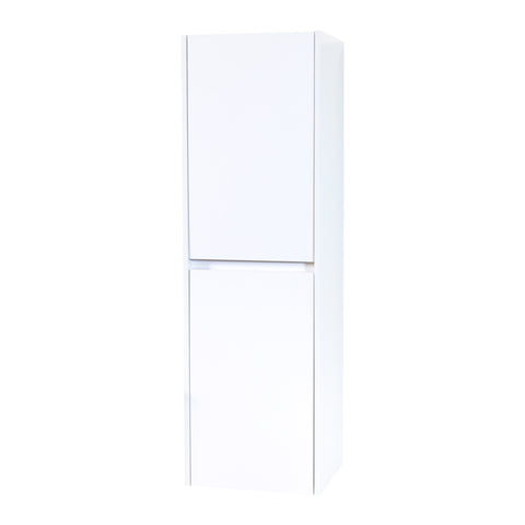 Hayat Badkamer Hoge kolomkast 130 cm Wit glanzend, badkamer hoge kasten — SKU MB-18329-21856, EAN 5404024105294