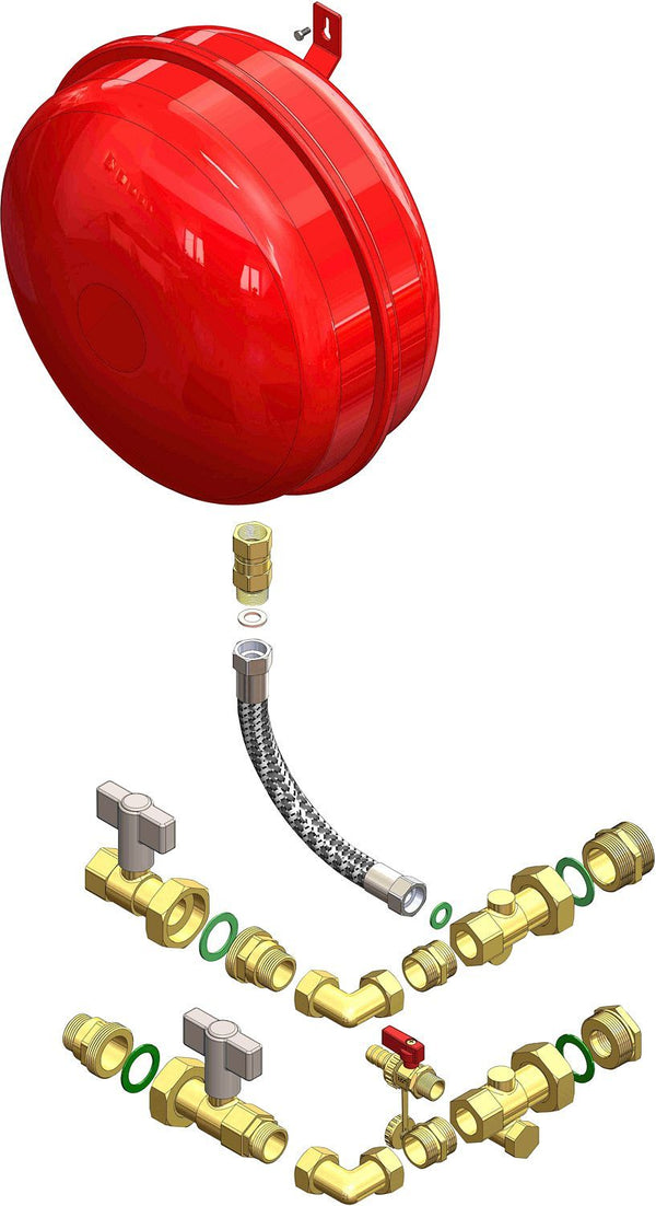 HYDRAULISCHE KIT VOOR WATERMASTER ACV MET OA 25L EXP.VAT,KRAAN,TERUGSLAGKLEP (PRIM.+SAN.)