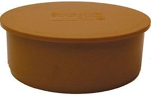 PVC stop riool 110MM rood/bruin