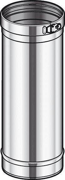 TUBE A SIMPLE PAROI INOX CONDENSEUR POUJOULAT 100 45CM