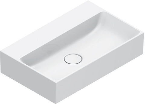 Lavabo Premium catalano cataglaze+ 55X35 zonder overloop wit