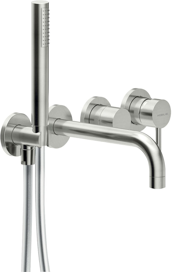 Afwerkset 4GATS mengkraan bad muur live/velis nobili inox