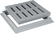 GRONDROOSTER MET KADER NICOLL GRIJS 40-40CM
