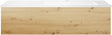 SOUS MEUBLE COFFEE 1 TIROIR 120 CHENE DECOR URBAN+LAVABO EN MARBRE SYNTHETIQUE DROITE BLANC MAT