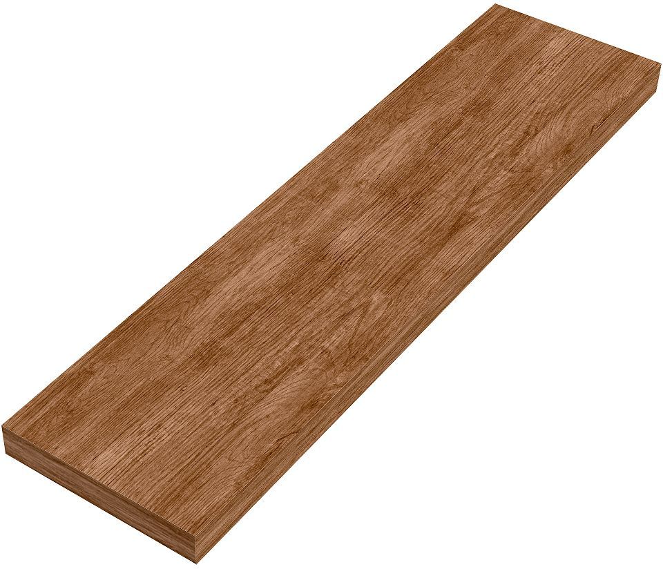 Wandtablet COFFEE 150X600X25MM tot 7KG teakhout Decor kaneel