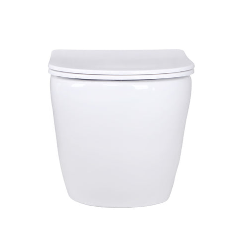 Belvit randloos douche-wc wand-wc met bidetfunctie taharet en softclose wc-zitting duroplast hang-wc wit, wc-potten — SKU MB-18989-22516, EAN 5404029120803