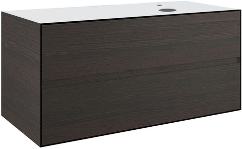 ONDERBOUW 2LADES+TABLET VOOR OPBOUWLAVABO RECHTS TENSO 120CM +KRAANGAT WENGE