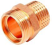 DOUILLE LAITON GIACOMINI 1/2"M-3/4"EC