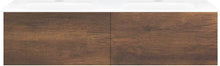 ONDERBOUW COFFEE 2 LADES 120 DUO DUO EIK.DEC.ROEST +DUBBELE WASTAFEL PORSELEIN WIT