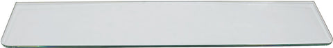 Tablet in glas 600X120X5MM helder