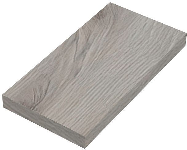 Wandtablet COFFEE 150X300X19MM tot 7KG eik Zilver
