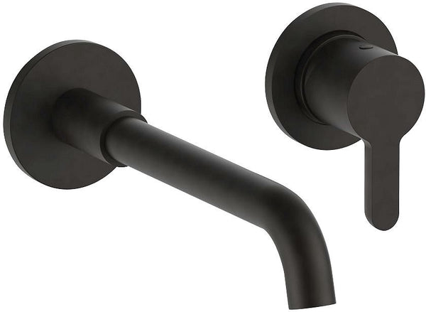 AFWERKSET 1 GREEP MENKGRAAN LAVABO ICONA CLASSIC FANTINI 200MM ZWART PVD