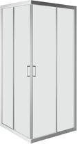 Hoekinstap Step 87-89 H190 aluminium-helder