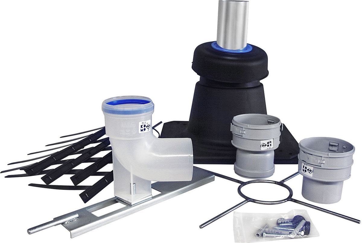 Schouwkit voor Pp flexibel (multi)flex 100MM, rookgasafvoer — SKU DESCO-178288