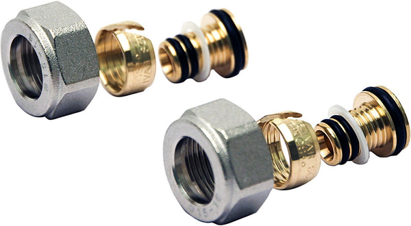Klemkoppeling (2ST) v.begetube aluvpe M24-16MM