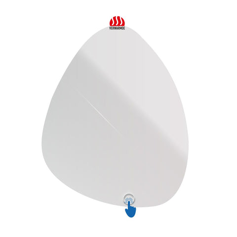 Aloni uovo spiegel - met LED verlichting - eirond - zonder lijst - met verwarming - kleurtemperatuur LED 3500-6500K - 60X100CM, spiegels — SKU MB-19315-22842, EAN 5404024116269