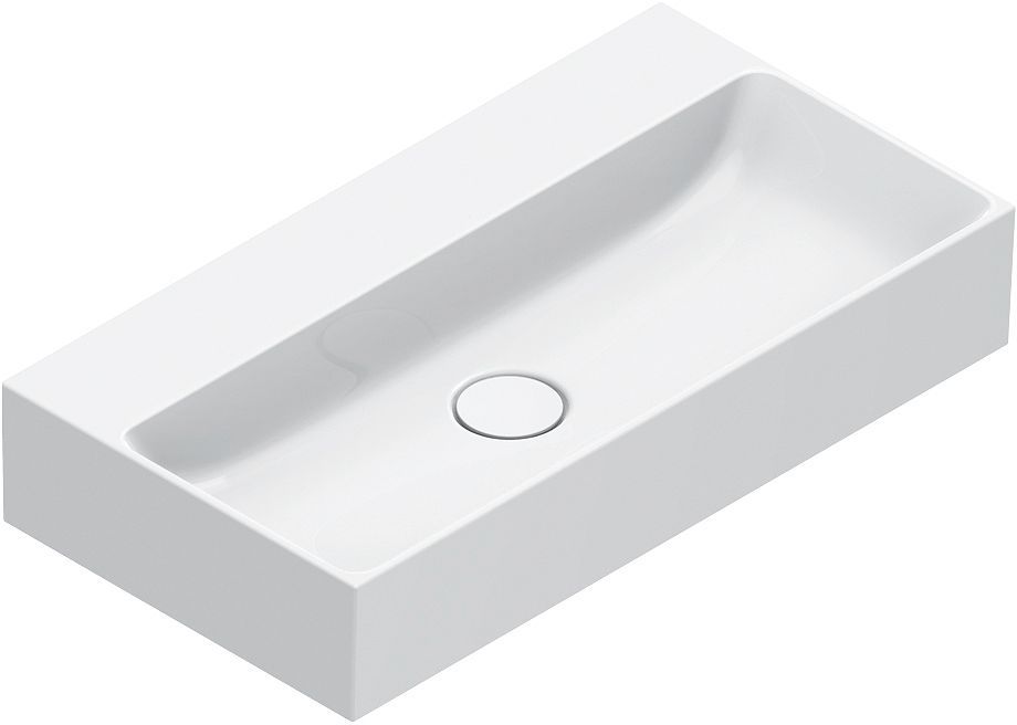 Lavabo Premium catalano cataglaze+ 65X35 zonder overloop wit