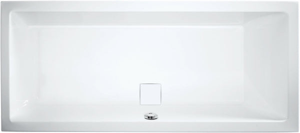 Bad duo arte +afwerkset 180-80CM wit