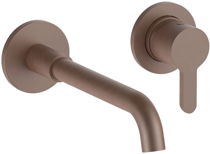 Afwerkset 1 greep menkgraan lavabo icona classic fantini 200MM mat Copper pvd