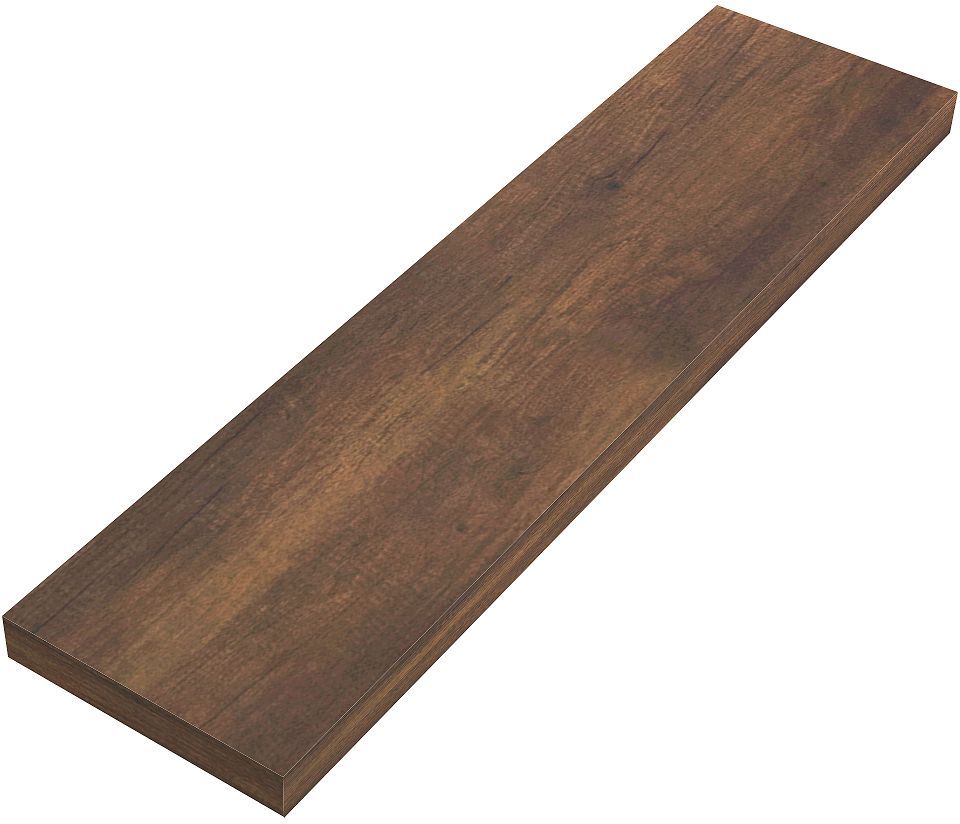 Wandtablet COFFEE 150X600X25MM tot 7KG eik Decor roest