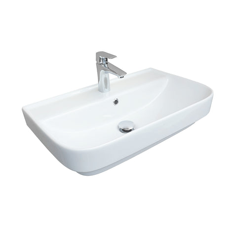Belvit Flora Slim wastafel 65cm - Wit, wastafels — SKU MB-19048-22575, EAN 5404029101796