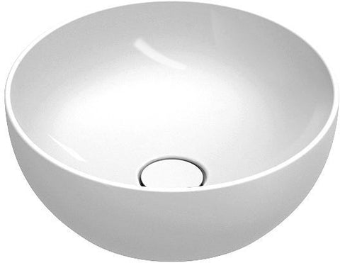 Opbouwlavabo Green catalano cataglaze+ diameter 40 H15 zonder overloop wit