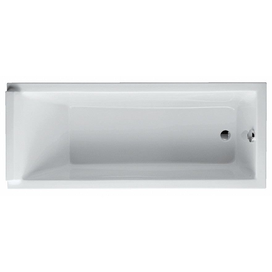 BAD ACRYL STARCK DURAVIT ZONDER POTEN 170-75CM WIT