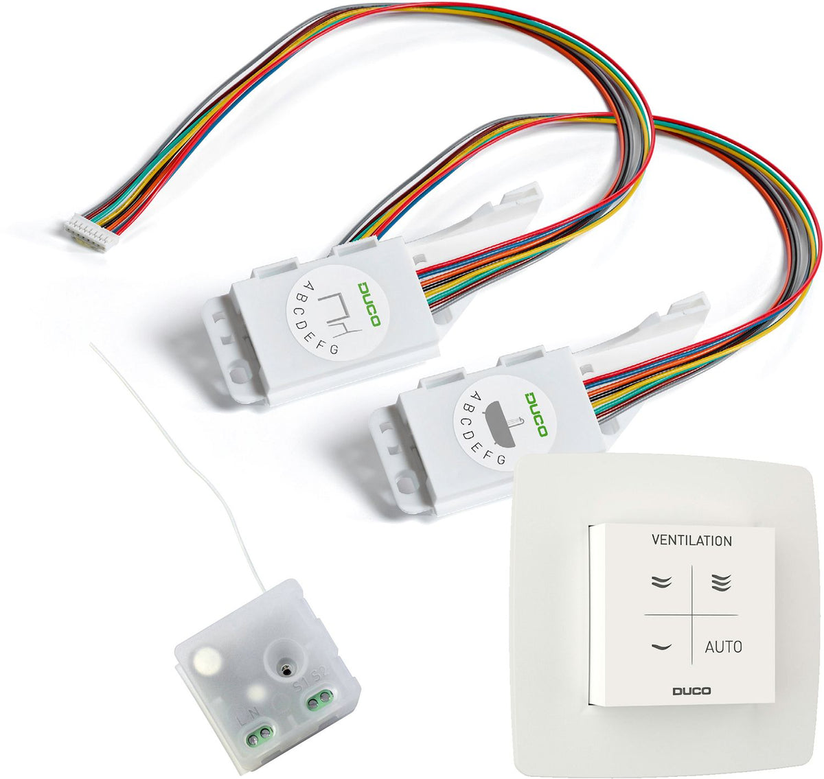 Basispakket DucoBox silent connect wit, ventilatie — SKU DESCO-191748