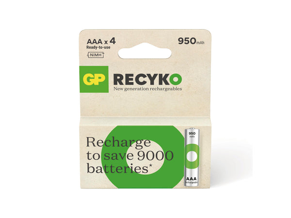 GP batterij Ni-Mh AAA 4 stuks
