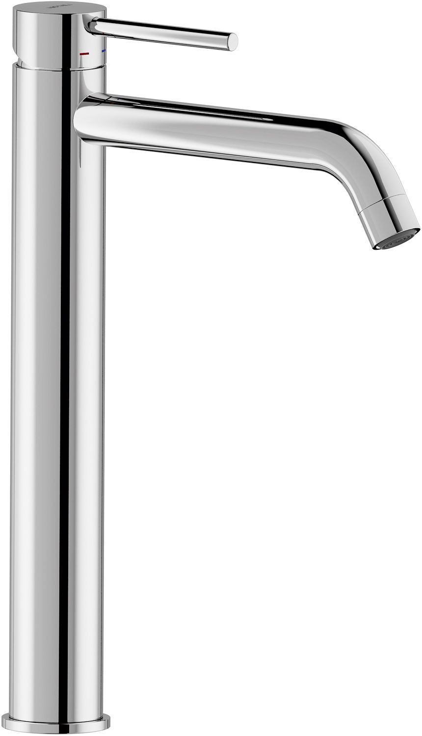 1GREEP Mengkraan lavabo live nobili hoog met clic-clack chroom