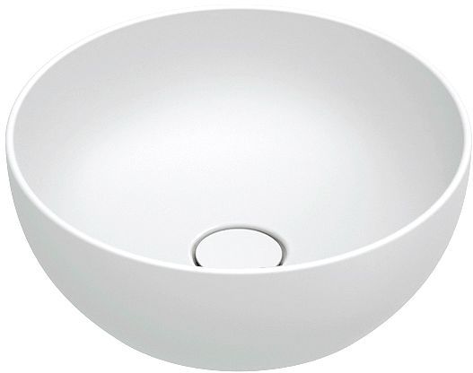 Opbouwlavabo Green catalano cataglaze+ diameter 40 H15 zonder overloop mat wit