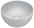 Opbouwlavabo sfera catalano cataglaze+ diameter 32 H14 zonder overloop mat wit