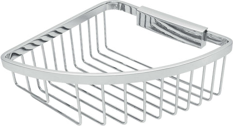Fles en sponshouder hoek groot PASPARTOE 19X19X8 chroom, verwerkingsartikelen — SKU DESCO-156894