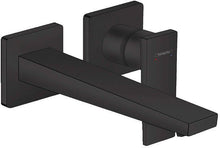 SET DE FINITION MITIGEUR MURAL LAVABO METROPOL HG 225MM MAT ZWART