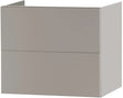 ONDERKAST PURO 2 LADEN 70CM PUSH-OPEN SATIJN GRIJS
