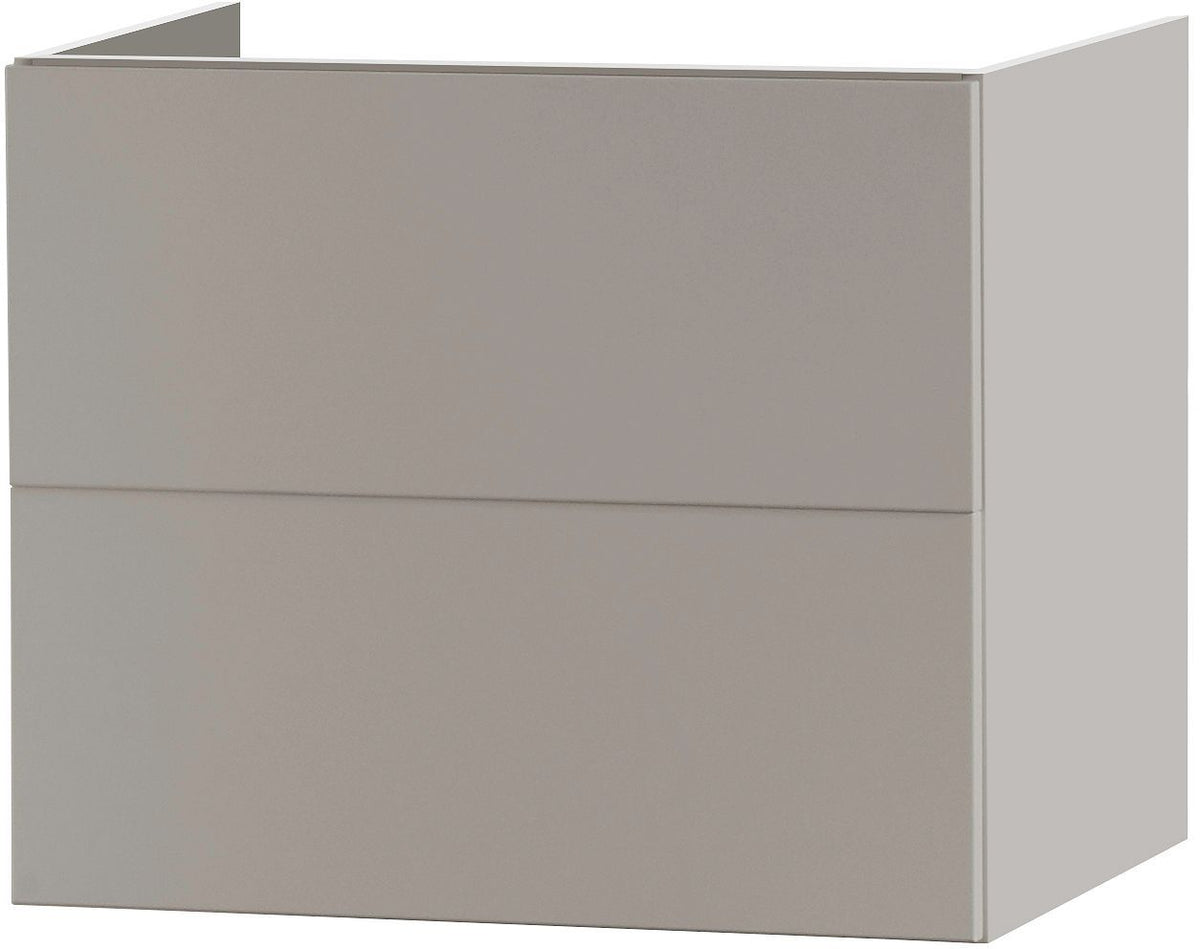 Onderkast puro 2 laden 70CM push-open satijn grijs, badkamermeubelen — SKU DESCO-162044