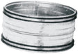 SPIRAL-D GALVA MANCHON+JOINT POUR VENTILATION 125MM